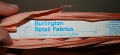 Vintage Burlington 5 Yds Coupe De Ville Pongee Peach Fabric 45″