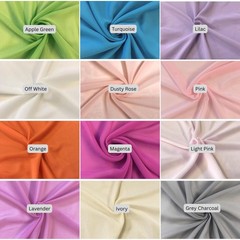 Matte Chiffon Fabric Silky Lightweight Sheer Draping Soft Matte 58 Inch