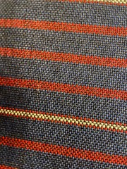 53% Mohair Italian Striped Red/White/Blue Jacketing 1.8m 285 g/m