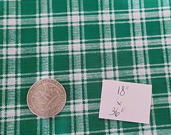 Vintage Lot Christmas Fabric Plaids Stripes Checks. 4+ yards