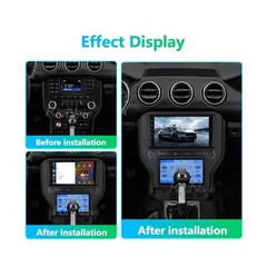 Dual Screen for Ford Mustang Car Radio 2015 2016 2017 2018 2019 2020 2021 Hea…