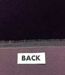 PLUSH MOHAIR DARK PURPLE WOOL VELVET UPHOLSTERY DRAPERY FABRIC BY YARD 55″W