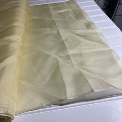 SILK YELLOW FABRIC 10 Yards x 21 Inches Wide or 360 Inches x 21 Wide