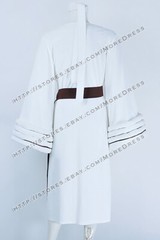 Spock Costume for Star Trek The Voyage Home Cosplay Kimono Robe White Outfit