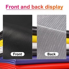 Marine Vinyl Upholstery Faux Leather: Meneng Black 1/2 Yard（54″x18″）,