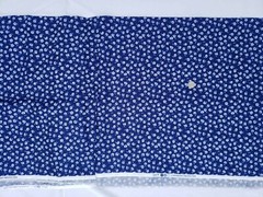 Blue Mini Floral Fabric MBT Designs w 44 × L 175″ Medium to Light Weight Cobalt