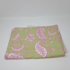 Waverly Fabric L H Suva Cotton Green Pink Yard Fabric Leaves Floral 36″ x 60″