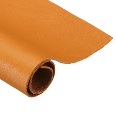 Genuine Leather Sheet, 7.9″x11.8″ Full Grain Leather Pieces, Orange