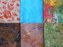 30 Fat / Long Quarters Artisan BALI BATIK Quilt Cotton Fabric Bundle Lot