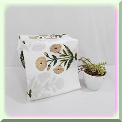 Large Handmade Floral Block Print Cotton Fabric