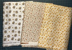 6+ Yards Small Flowers Cotton Quilting Fabric Ditsy Floral Lot