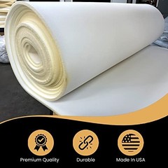 1″ Thick Open Cell Upholstery Foam Padding – 56″ Wide for Crafts & DIY Projects