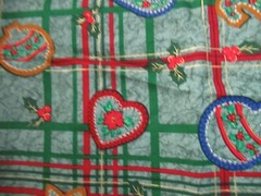 “Tis The Season” CHRISTMAS FABRIC FOR Jo-Ann Stores Green Multi SBTY X 44″ W