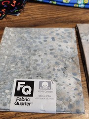 Fabric Remnant Lot Car Vehicles Letter Teacher Numbers Grey Stone Blue