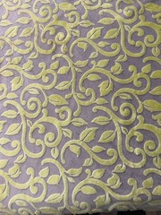 3 yards 20″ by 60″ Embossed Leaves Minky Fabric Green Vines by Shannon Fabrics