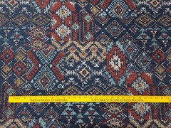 Covington ABILENE MULTI Red Blue Woven Jacquard Chenille Drapery Uph Fabric