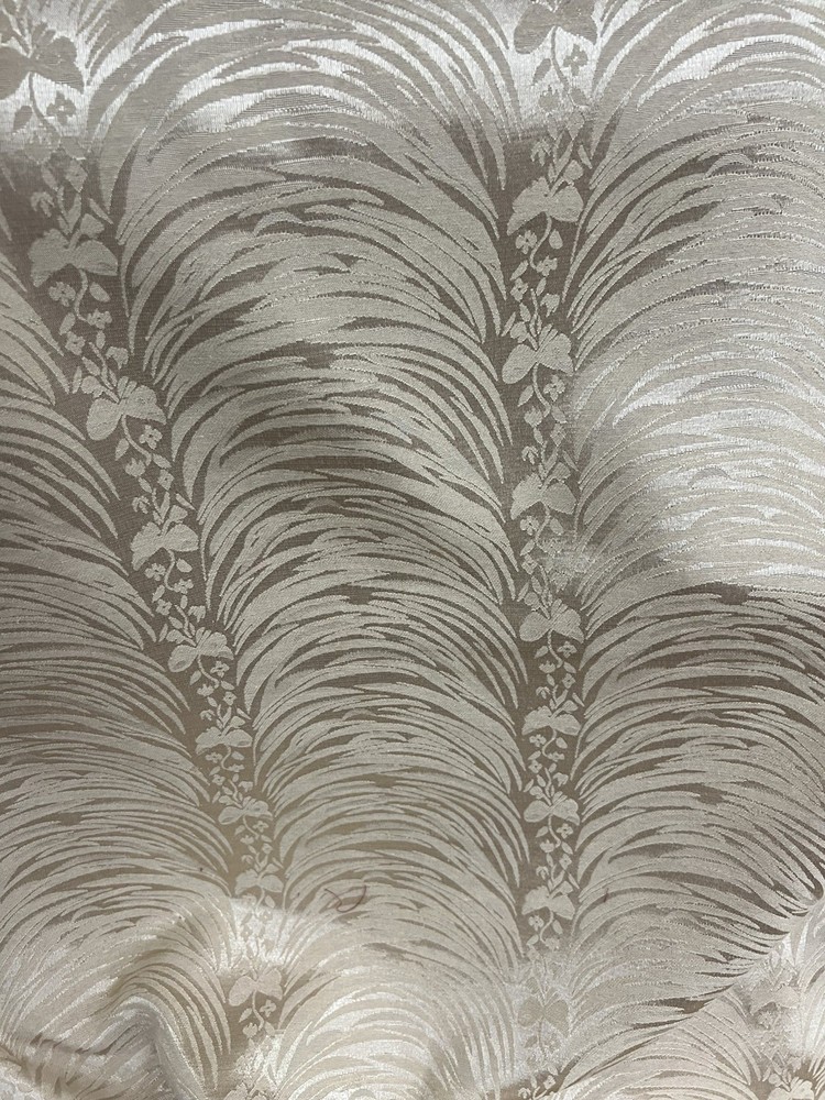 Damask Jacquard Brocade Fabric – 59” Wide -Sold By The Yard – antique gold