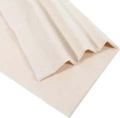 63 X 40Inch Cotton Muslin Fabric, Unbleached Muslin Linen Fabric, Beige Natural