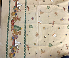 VTG Daisy Kingdom Past & Present Christmas Border Tot # 26022 TOYS 44″x44″