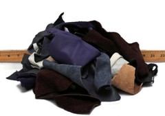 Genuine Leather Scraps – 1 Pound Bag Assorted Leather Fabrics Pieces M543.01