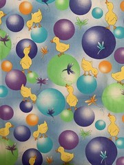 Legacy Studio Ducky Bubbles Quilt Fabric, Almost 3 Yards