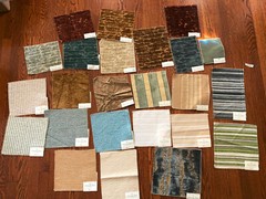 DECOR de PARIS 24 pcs Mixed Lot 6″ – 13″ Thick Fabric Samples