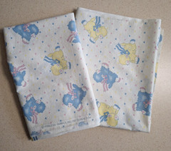 Princess Fabrics Inc Vintage Cotton Fabric Pattern #204 Baby Lambs 70 X 43″ Wide