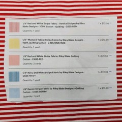 NEW Riley Blake Designs Quilting Fabric (Six Yards)
