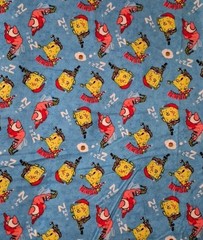 Sponge Bob Square Pants Flannel Fabric. 40wide x 45long. 2005 Viacom