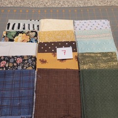 LOT OF 15 FAT QUARTERS COTTON FABRIC ASSTD COLORS & DESIGNS lot 7