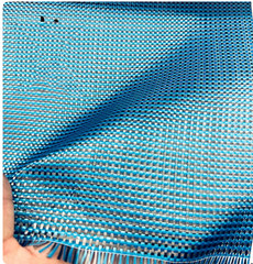 3K 200g Carbon Polypropylene Hybrid Cloth Lake Blue Weave Table Tennis Composite