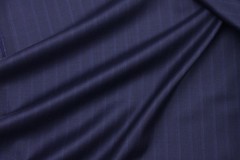 Reda 1865 premium Italian wool suiting fabric 150’s classic navy striped 3.4 m