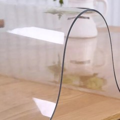 60-Gauge Clear Plastic Vinyl Fabric – 54″ Wide PVC 1 3 5 10 15 21 yd. Sheet Roll