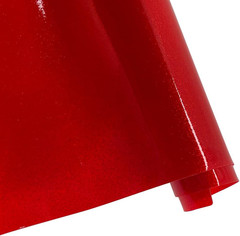 | Red Transparent Glitter Vinyl Roll, 0.7 Mm Solid Clear PVC Jelly Vinyl Crafts