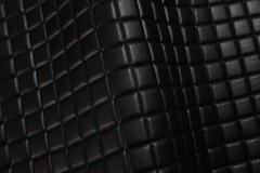 Single Diamond Quilted Vinyl Grain Faux Leather Upholstery Fabric Stitched 55″