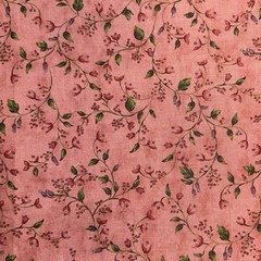Vintage Sweet Romance Blackbird Designs Moda Floral Pink Cotton ~ 1.33 Yards