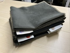 10 Pack Upholstery Samples Grays/Blacks Ea ~17” X 19”