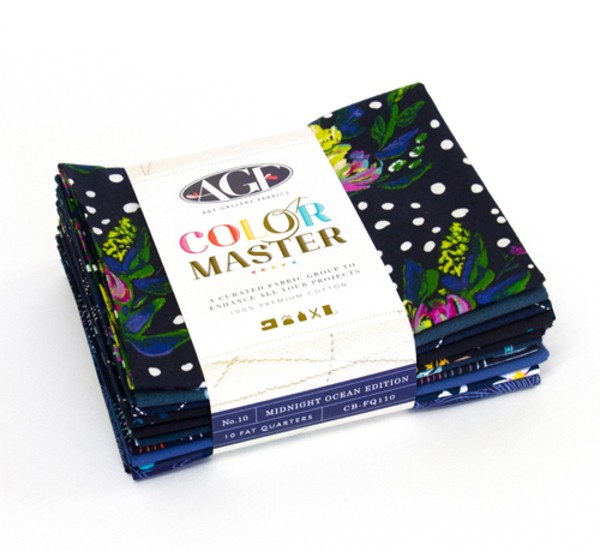 Midnight Ocean Color Master Fat Quarter Bundle by Art Gallery