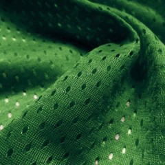 Hunter Green Football Mesh Athletic Jersey Fabric – 58″ Wide – Medium Holes