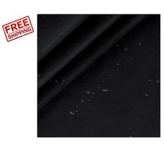 1 Yard x 58″ Waterproof Black Nylon Fabric – Durable Ripstop for All Projects