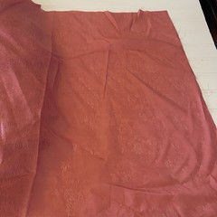 SILK PEACH PINK FABRIC 3 Yards x 21 Inches Wide or 108 Inches