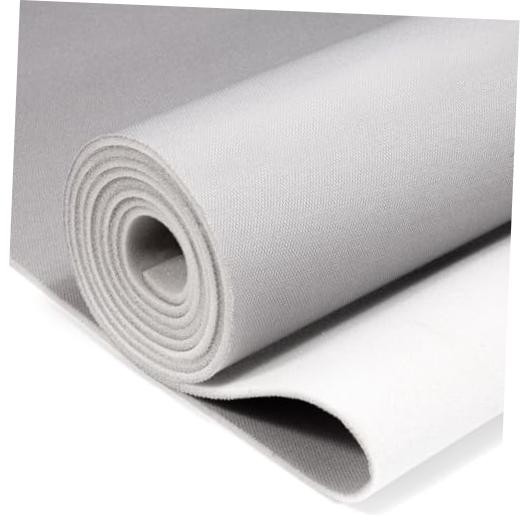 Gray Auto Headliner Fabric Mesh – Foam Backing – Tube 96″ L x 60″ W – Gray