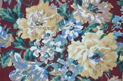 Vintage Floral Chintz / 23 yds avail / 100% Cotton / Victorian Cottagecore