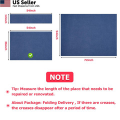 K-Musculo Vinyl Fabric, Marine Faux Leather 1Yd (54” X 36” inch), Blue
