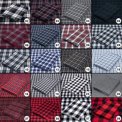 Tartan Plaid Cotton Flannel Fabric -60″ Wide – Sold by the Yard & Bolt