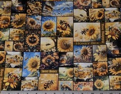 MDG – Dancin Bees 🐝 Quilting and Crafting Fabric