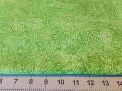 3/4 YD X 44″ VINTAGE LIME GREEN SWIRLS by FABRIC TRADITIONS COTTON NEW #348