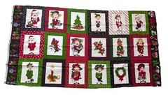 HOLIDAY DELIGHT Quilt Panel Loralie Harris Fabric Cotton Ladies 23”x43.5”