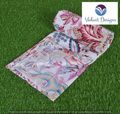 Indian Cotton Running Sewing Craft Floral Fabric Dressmaking 20 Yard