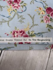Fabric Cotton Blue Rose Floral 1.5 Yard 44″ Wide Quilt Sew Beginning Fabric